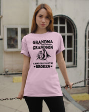 Load image into Gallery viewer, Grandma And Grandson A Bond That Can't Be Broken Custom Design Guys Tee