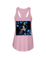 Load image into Gallery viewer, Lovely Phone Case Twinkling Blue Heart Gift For Parrots Lovers Ladies Flowy Tank