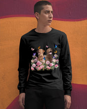 Load image into Gallery viewer, Gift For Dog LoversChesapeake Bay Retriever With Peonies Unisex Long Sleeve