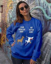 Load image into Gallery viewer, Funny Unicorn Difference Between Your Regular Aunt And My Dutch Aunt Sweatshirt