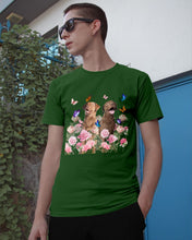 Load image into Gallery viewer, Gift For Dog LoversChesapeake Bay Retriever With Peonies Guys Tee