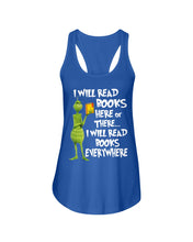 Load image into Gallery viewer, I’ll Read Book Everywhere Great Gift For Book Lovers Ladies Flowy Tank