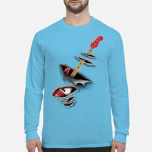 Load image into Gallery viewer, Funny Bass Inside Gift For Music Lovers Unisex Long Sleeve