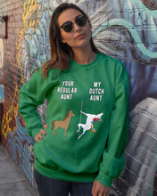 Load image into Gallery viewer, Funny Unicorn Difference Between Your Regular Aunt And My Dutch Aunt Sweatshirt
