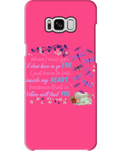 Load image into Gallery viewer, Butterflies When I Miss You I Just Have To Look Inside My Heart Gift For Lover Phone case