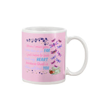 Load image into Gallery viewer, Butterflies When I Miss You I Just Have To Look Inside My Heart Gift For Lover Mug