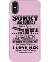 Load image into Gallery viewer, Gift For Husband I Love Here Forever And Always Phone case
