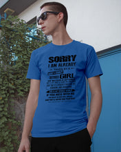 Load image into Gallery viewer, I'm Already Taken By September Sexy And Crazy Girl For Birthday Gift Guys Tee