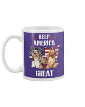 Load image into Gallery viewer, Keep America Great Yorkshire Terrier Gift For Dog Lovers Mug