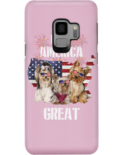 Load image into Gallery viewer, Keep America Great Yorkshire Terrier Gift For Dog Lovers Phone case