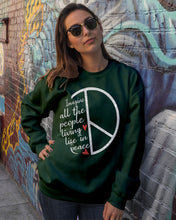 Load image into Gallery viewer, Image All The People Living Life In Peace Custom Design For Friends Sweatshirt