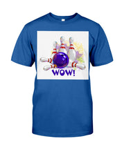 Load image into Gallery viewer, Bowling Wow Color Gift For Bowling Lovers Guys Tee