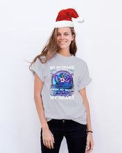 Load image into Gallery viewer, Hummingbird My Husband My Guardian Angel Gift For Angel Husband Guys Tee