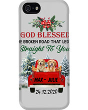 Load image into Gallery viewer, Golden Retriever X-mas Road Gift For Dog Lovers Phone case
