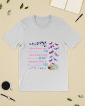 Load image into Gallery viewer, Butterflies When I Miss You I Just Have To Look Inside My Heart Gift For Lover Guys Tee