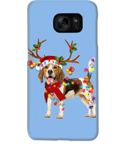 Load image into Gallery viewer, Beagle Gorgeous Reindeer Xmas Lights Gift For Dog Lovers Phone case
