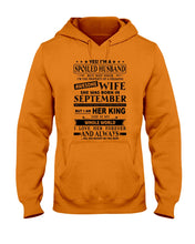 Load image into Gallery viewer, Gift For Husband I'm The Property Of A Freaking Awesome Wife Who Was Born In September Hoodie