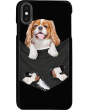 Load image into Gallery viewer, Cavalier King Charles Spaniel In Pocket - Dogs Lovers Gift Phone case