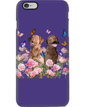 Load image into Gallery viewer, Gift For Dog LoversChesapeake Bay Retriever With Peonies Phone case