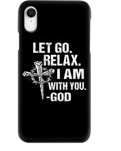 Load image into Gallery viewer, Let You Relax I Am With You Gray Background Phone case