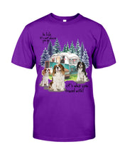 Load image into Gallery viewer, Cavalier King It's Who You Travel With Gift For Dog Lovers Guys Tee