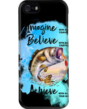 Load image into Gallery viewer, Fishing With All Your Heart Gift For Men Phone case