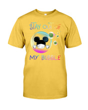 Load image into Gallery viewer, Lovely Phone Case Rainbow Design Stay Out Of My Bubble Gift For Friends Guys Tee