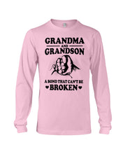 Load image into Gallery viewer, Grandma And Grandson A Bond That Can't Be Broken Custom Design Unisex Long Sleeve