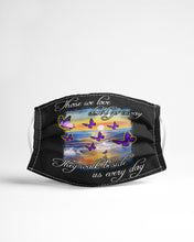 Load image into Gallery viewer, Butterfly Sunset On Beach Those We Love Don't Go Away Gift For Lover Cloth Face Mask