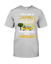 Load image into Gallery viewer, I Often Think Of Skipping School Gift For Kids Guys Tee