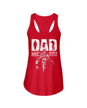 Load image into Gallery viewer, Daughter's Best Friend Son's Partner In Crime Special Custom Design Ladies Flowy Tank