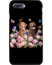 Load image into Gallery viewer, Gift For Dog LoversChesapeake Bay Retriever With Peonies Phone case