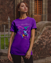 Load image into Gallery viewer, Hummingbirds Heart Shaped I Am A Simple Woman Gift For Mom Guys Tee