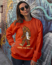 Load image into Gallery viewer, Bigfoot Come And Take It Simple Custom Design Sweatshirt