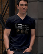 Load image into Gallery viewer, Be Strong Brave And Humble Labrador Retriever Gift For Dog Lovers Guys V-Neck