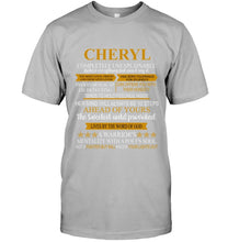 Load image into Gallery viewer, Cheryl Custom Name Gift A Warrior's Mentality With A Poet's Soul Guys Tee