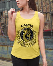 Load image into Gallery viewer, Gift For Cassie Girl The Soul Of A Mermaid Ladies Flowy Tank