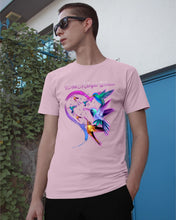 Load image into Gallery viewer, Hummingbirds Heart Shaped I Am A Simple Woman Gift For Mom Guys Tee