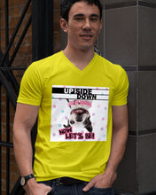 Load image into Gallery viewer, Boston Upside Down Now Let's Be Gift For Dog Lovers Guys V-Neck
