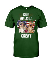 Load image into Gallery viewer, Keep America Great Yorkshire Terrier Gift For Dog Lovers Guys Tee