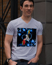 Load image into Gallery viewer, Lovely Phone Case Twinkling Blue Heart Gift For Parrots Lovers Guys V-Neck