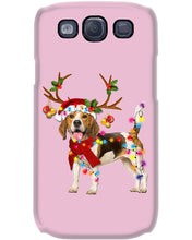Load image into Gallery viewer, Beagle Gorgeous Reindeer Xmas Lights Gift For Dog Lovers Phone case