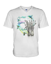 Load image into Gallery viewer, Hummingbird You Are At Peace Gift For Birds Lovers Guys V-Neck
