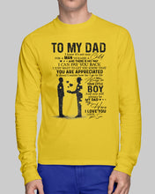 Load image into Gallery viewer, Giving For Dad Let You Know You're Appreciated Custom Design Unisex Long Sleeve