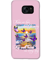 Load image into Gallery viewer, Butterfly Sunset On Beach Those We Love Don't Go Away Gift For Lover Phone case