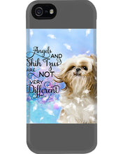 Load image into Gallery viewer, Angels And Shih Tzu Are Not Different Gift For Dog Lovers Phone case