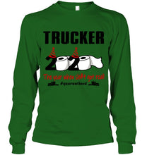 Load image into Gallery viewer, 2020 The Year When Shit Got Real Quarantined Gift For Trucker Unisex Long Sleeve