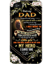 Load image into Gallery viewer, Lion Gift For Papa You'll Always My Dad My Hero Custom Design Phone case