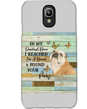 Load image into Gallery viewer, Bulldog In My Darkest Hour Gift For Dog Lovers Phone case
