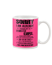 Load image into Gallery viewer, I'm Already Taken By A Sexy And Crazy Girl She Was Born In December Mug